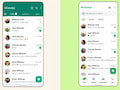 WhatsApp Android: links alt, rechts neu